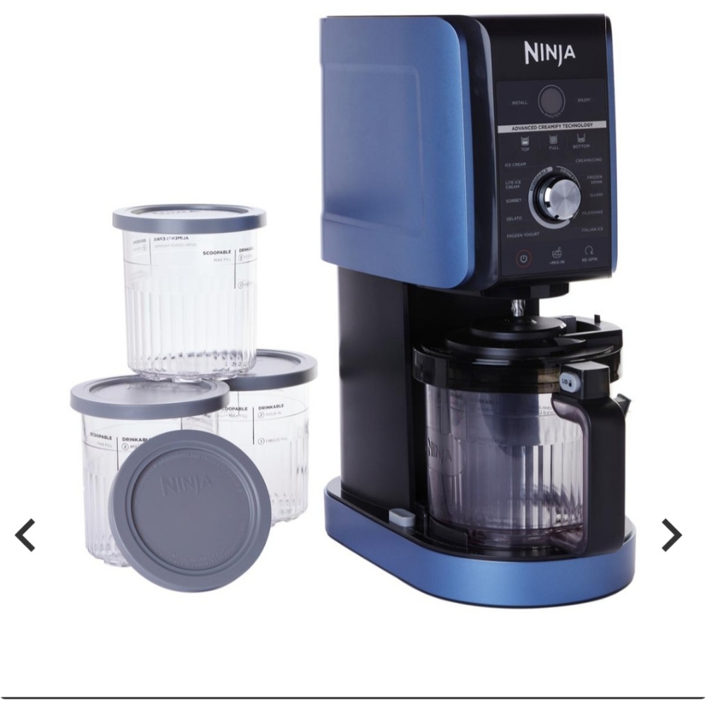 Blue Ninja™ Creami® Deluxe 11-in-1 XL Frozen Treat Maker with Extra Pints